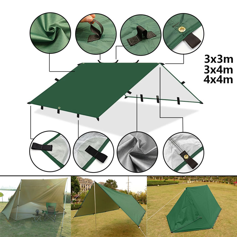 Emergency Mylar Tent - 4x4m 4x3m 3x3m 19 punktów zawieszenia