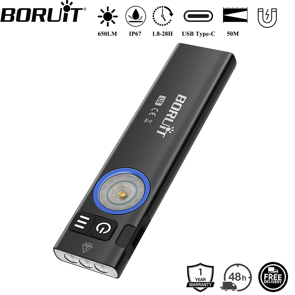 Fishing Kit Compact - Latarka LED BORUiT U8 650LM EDC,