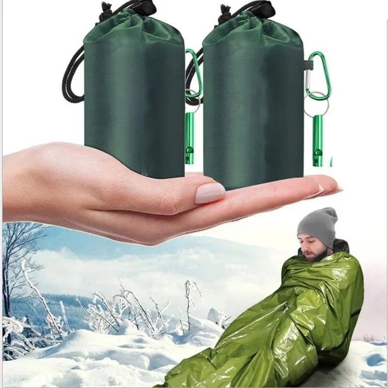Bivy Bag Emergency - Przenośny Wodoodporny Awaryjny Śpiwór Ratunkowy Sprzęt