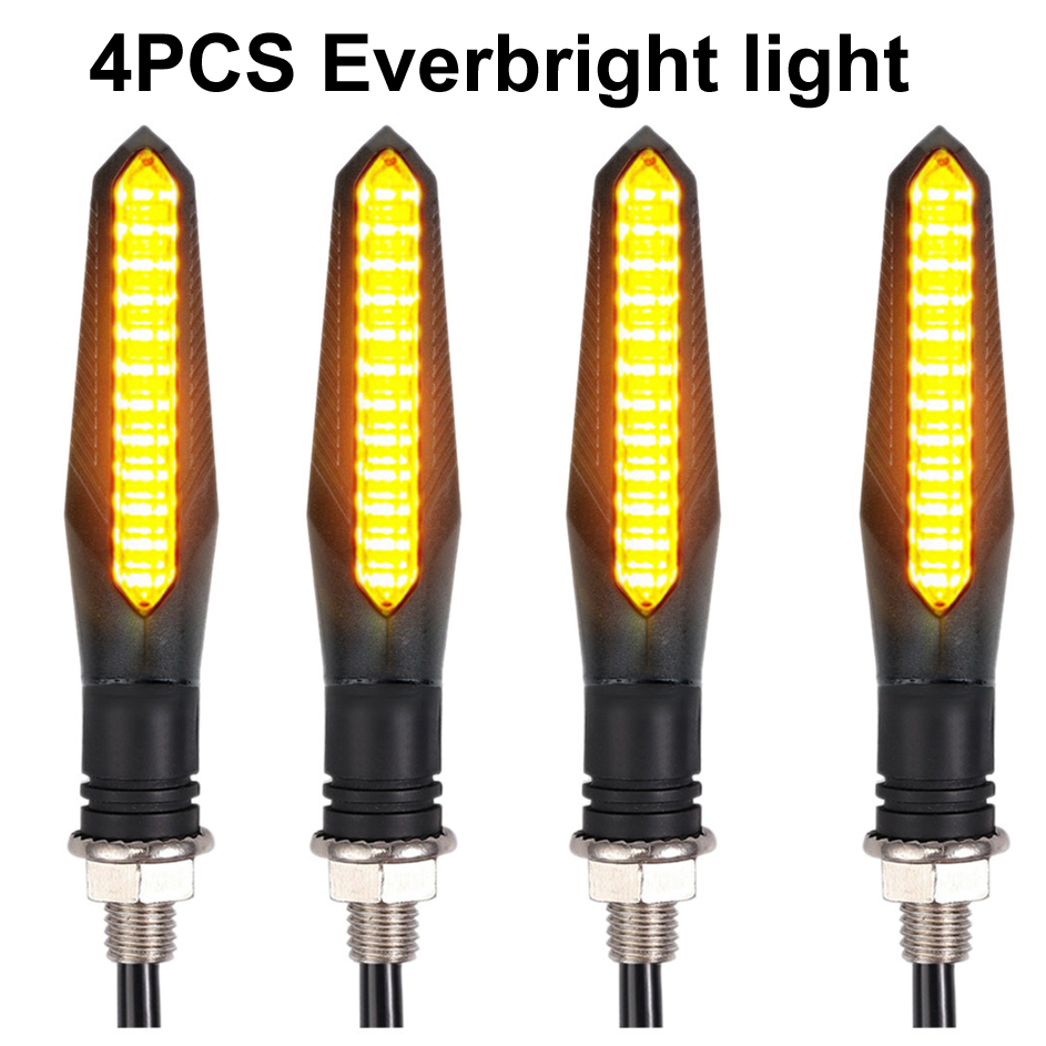 Sos Light Strobe - 4 SZT. 12V Motocyklowe Kierunkowskazy LED
