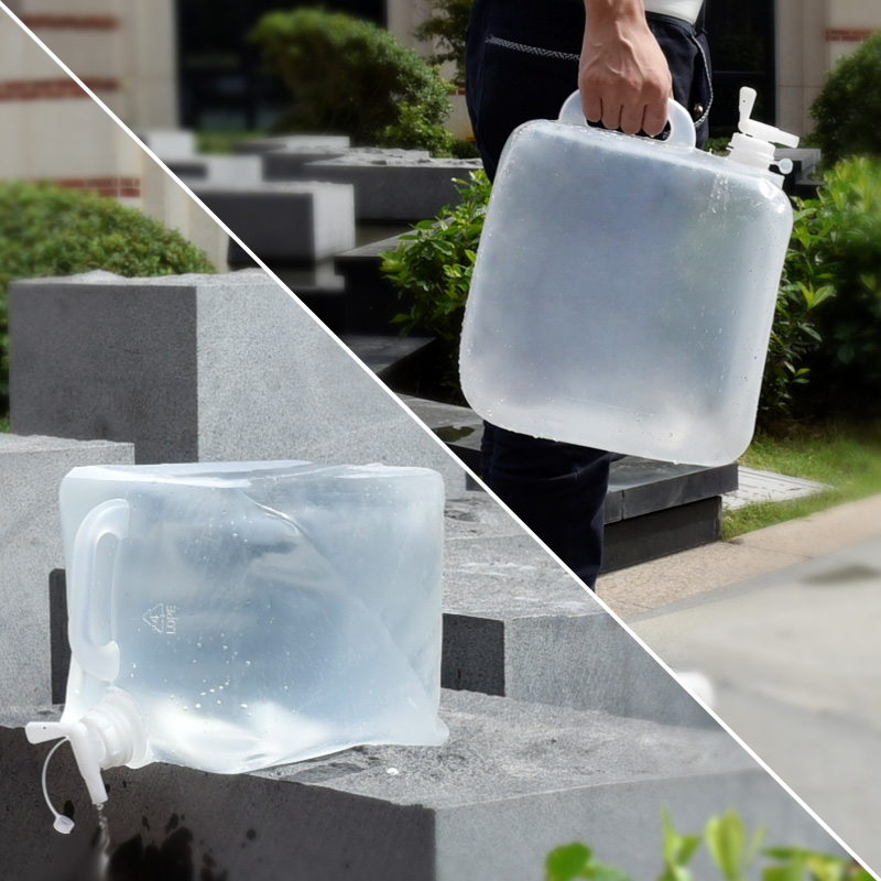 Water Bag Collapsible - 1 szt. 5L Plastikowy Składany Worek
