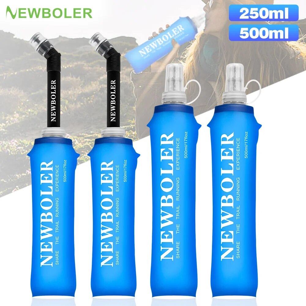 Water Bag Collapsible - NEWBOLER 250ml 500ml butelka na wodę