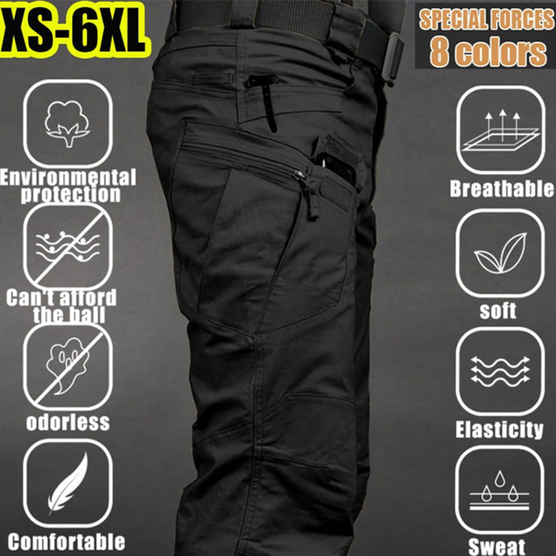 Fishing Kit Compact - Męskie spodnie taktyczne Cargo 6XL Plus