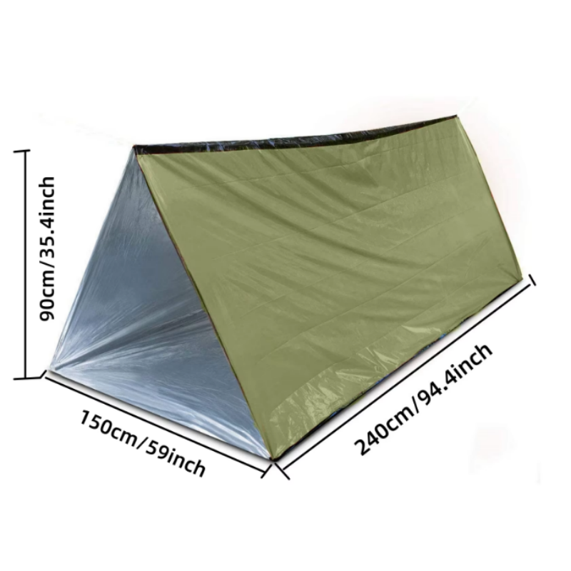 Namiot awaryjny dla 2 osób, wi – Emergency Mylar Tent recenzja i cena