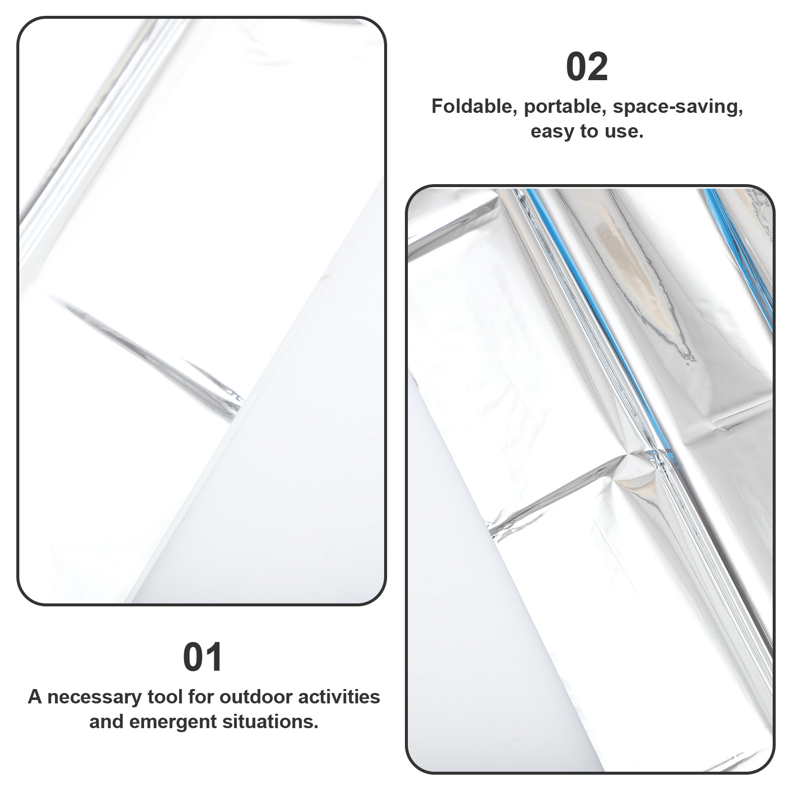 2 szt. Koc termiczny ratunkowy – Survival Blanket Reflective recenzja i cena