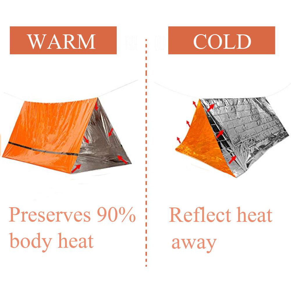 2-osobowy schron awaryjny Bivy – Emergency Mylar Tent recenzja i cena