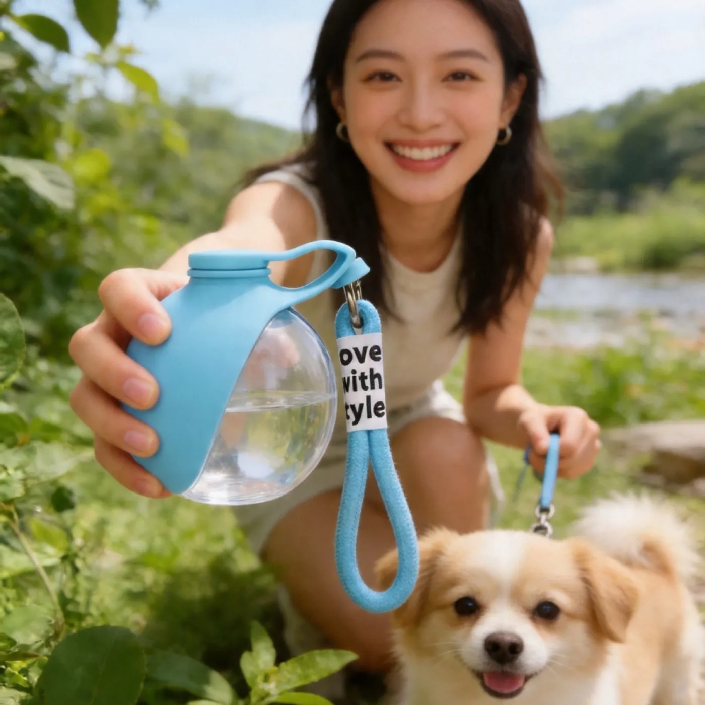 Przenośna butelka na wodę 2w1  – Water Bag Collapsible recenzja i cena