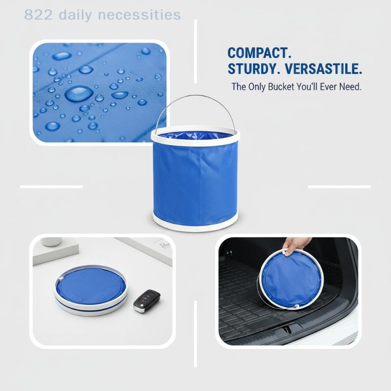 Składane wiadro samochodowe 9L – Water Bag Collapsible recenzja i cena
