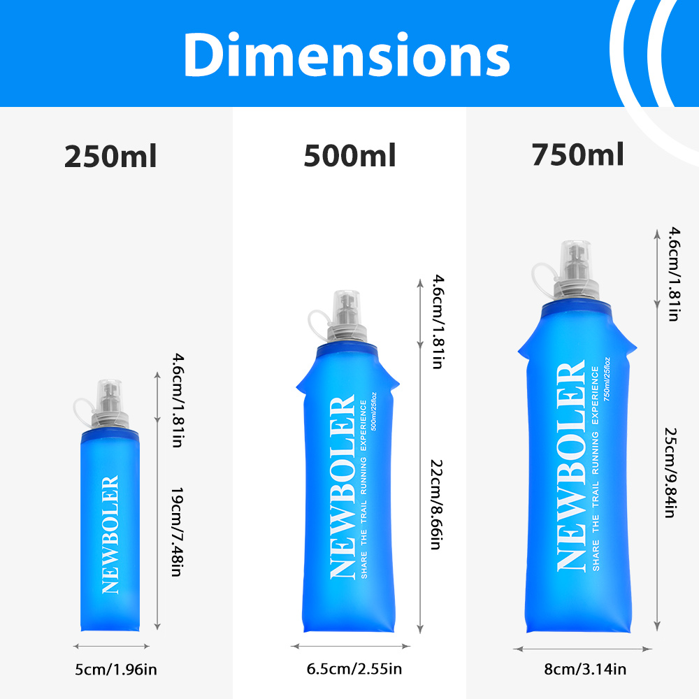 Butelka na wodę 750ML TPU skła – Water Bag Collapsible recenzja i cena