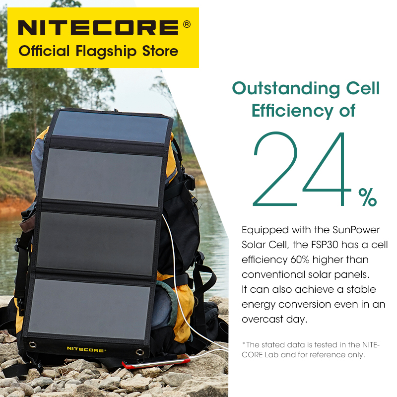 NITECORE FSP30 30 30W przenośn – Solar Emergency Charger recenzja i cena
