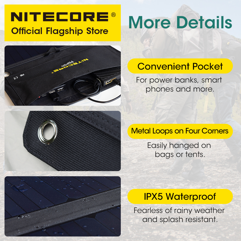 NITECORE FSP30 30 30W przenośn – Solar Emergency Charger recenzja i cena